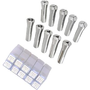 10pcs R8 3 mm-20 mm Steel Spring Collet مجموعة ملائمة لطحن CNC Milling Chuck Tool Mood