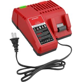 Banshee Charger for M18 Batteries – Replacement for 48-59-1812, 48-11-2420, 48-11-2440 – Dual Port Lithium-Ion Charger