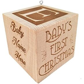 Babies First Christmas Ornament Gift 2025 or Any Year for Boy or Girl