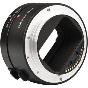 أنابيب الامتداد التلقائية 12 مم + 24 مم R أنابيب MATT MAUT MATION مجموعات خفيفة الوزن متوافقة مع عدسات CANON RF-MOUNT و CANON R5/R6/R7/R10
