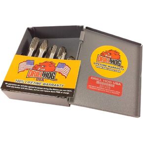 Drill Hog 8 Pc Carbide Burr Set