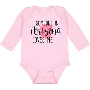 TATY Kids Someone In Arizona Loves Me Long Sleeve Baby Infant Bodysuit