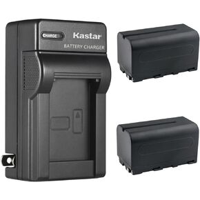 Kastar NP-F750 / NP-F770 AC Wall Battery Charger Replacement for Neewer F100 F200 FW568 FW600 FZ200 Camera Field Monitor, ProAm USA Iris 7" Camera Monitor, USA Iris Pro 7" On-Camera Monitor