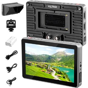 Viltrox SDI Camera Field Monitor DC-X3 ، 2000 NITS Super Bright Daylight Camera Monitor ، 4K Output Outding Monitor Monitor HDMI ، Deferphic Defied （SDI HDMI）