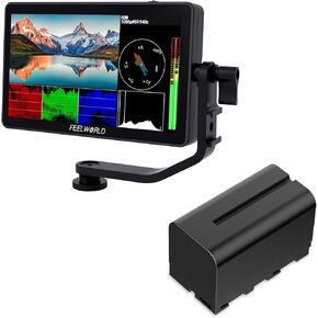 FEELWORLD F6 Plus Camera Monitor with F750 Battery