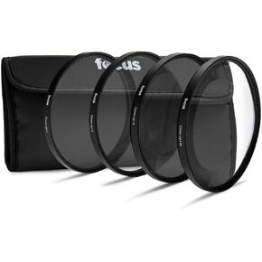 Focus Camera 86 mm Circular Close-Up Lens Filter Set +1 +2 +4 +10 - Compatible with Camera Lens that has an 86mm filter thread -Super Clear Magnification for Macro Photography
