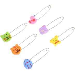 Homoyoyo Animal Safety Pins Pcs Plastic Diaper Clips Safety Brooch Diaper Fastener