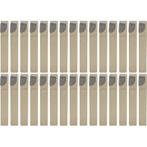CME 20 pcs AR-8 Carbide-Tipped Lathe Turning Tool Bits, C6 Carbide, Right Hand Cut, 3 1/2" Overall Length