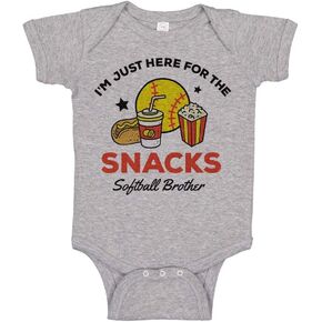TATY Kids Softball Brother Baby Infant Bodysuit
