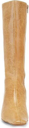 Kitten Heel Knee High Boots for Women Pointed Toe Zipper Low Heel Casual Fashion Boots in Saudi Arabia
