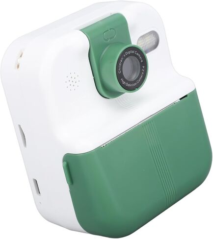 Yoidesu Instant Print 2.4 بوصة شاشة صورة شخصية رقمية مع كاميرا مزدوجة للأطفال ، فلاش LED ، الطابعة ، متصلة بتطبيق Walkprint ، الطباعة الحرارية الآمنة (الأخضر) in Kuwait