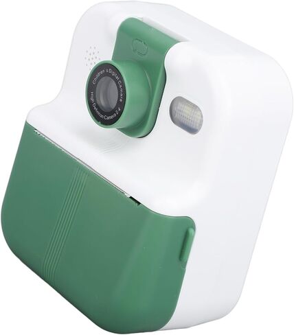 Yoidesu Instant Print 2.4 بوصة شاشة صورة شخصية رقمية مع كاميرا مزدوجة للأطفال ، فلاش LED ، الطابعة ، متصلة بتطبيق Walkprint ، الطباعة الحرارية الآمنة (الأخضر) in Kuwait