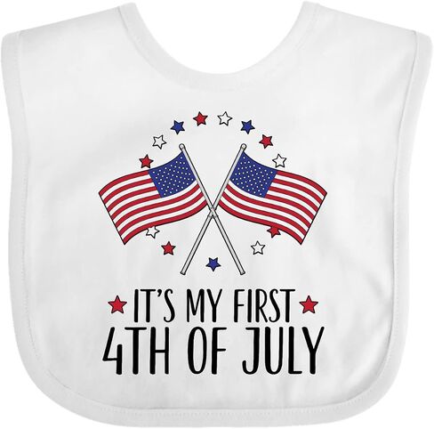 inktastic My 1st 4th Of July Parade Baby Bib in Saudi Arabia