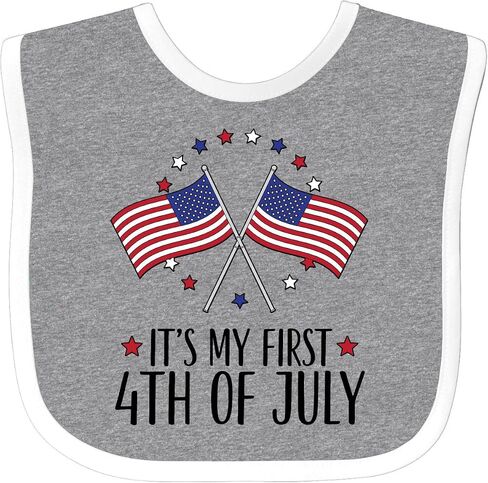 inktastic My 1st 4th Of July Parade Baby Bib in Saudi Arabia