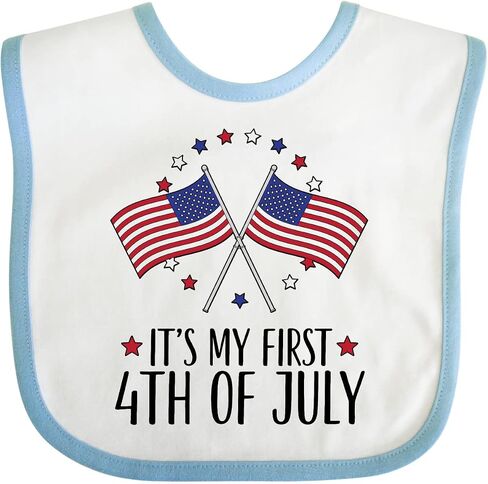 inktastic My 1st 4th Of July Parade Baby Bib in Saudi Arabia