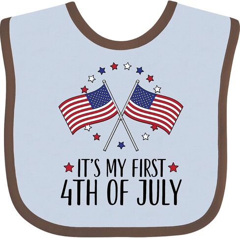 inktastic My 1st 4th Of July Parade Baby Bib in Saudi Arabia