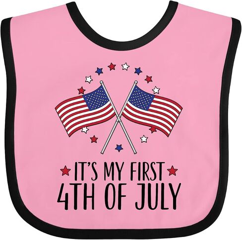 inktastic My 1st 4th Of July Parade Baby Bib in Saudi Arabia