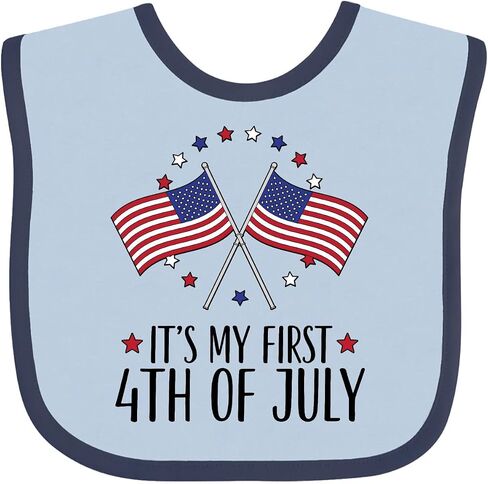 inktastic My 1st 4th Of July Parade Baby Bib in Saudi Arabia