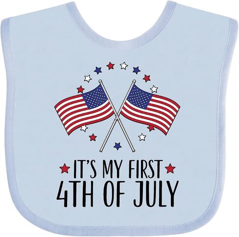 inktastic My 1st 4th Of July Parade Baby Bib in Saudi Arabia