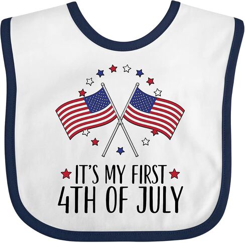 inktastic My 1st 4th Of July Parade Baby Bib in Saudi Arabia