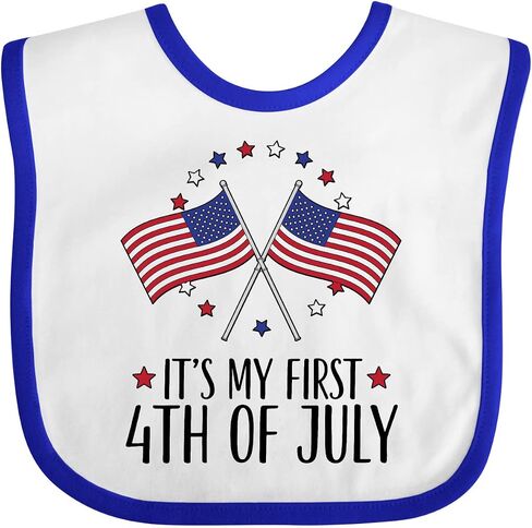 inktastic My 1st 4th Of July Parade Baby Bib in Saudi Arabia
