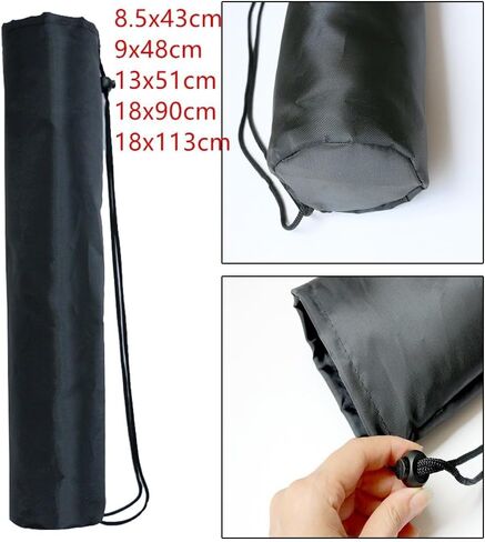 1Pc Drawstring Tripod Bag, Folding Carrying Case For Mic Tripod Stand, Light Stand, Umbrella, Black(18x113cm) in Saudi Arabia