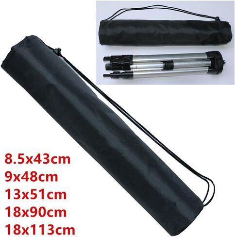1Pc Drawstring Tripod Bag, Folding Carrying Case For Mic Tripod Stand, Light Stand, Umbrella, Black(18x113cm) in Saudi Arabia