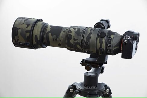 Rolanpro Waterproof Lens Camouflage Cover for Sigma 150-600mm F/5-6.3 DG DN OS Sports Raincover Mirrorless Camera lens-E Mount and L Mount Protective Sleeve Case-#14 Green Jungle camo Waterproof in Saudi Arabia