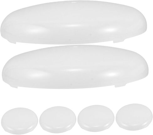 6pcs Round Lampshade Diffuser Translucent White Light Covers for Balanced Illumination Enhanced Light Distribution and Minimal Shadows Drum Lampshades in Saudi Arabia