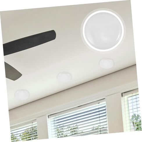 6pcs Round Lampshade Diffuser Translucent White Light Covers for Balanced Illumination Enhanced Light Distribution and Minimal Shadows Drum Lampshades in Saudi Arabia