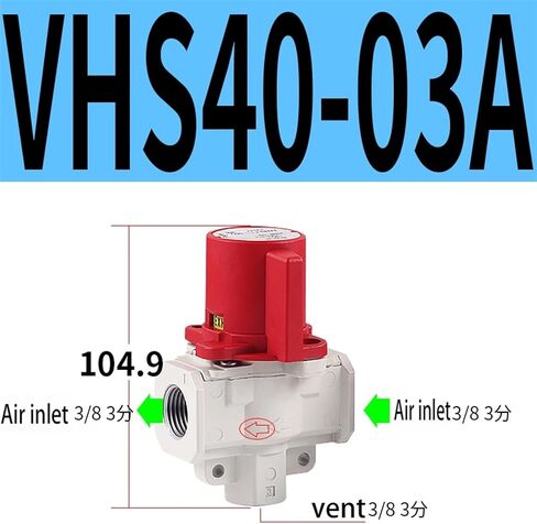 Pneumatic Residual Pressure Relief Valve VHS20-01A VHS20-02A VHS30-02A VHS30-03A VHS40-03A VHS40-04A(VHS20-02A) in Saudi Arabia