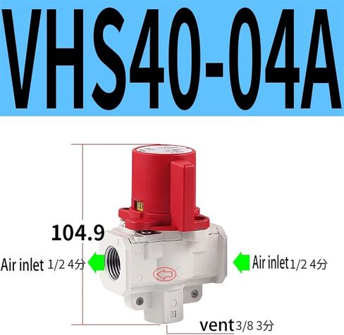 Pneumatic Residual Pressure Relief Valve VHS20-01A VHS20-02A VHS30-02A VHS30-03A VHS40-03A VHS40-04A(VHS20-02A) in Saudi Arabia