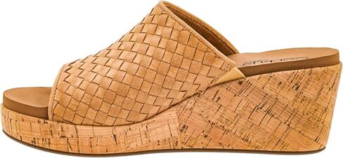 Corkys Footwear Women's Wine And Dine 2.5-Inch Wedge Sandal - With A Woven Upper, Cork Platform, Slip-On Design, and Corkys Soft EVA Insoles For All Day Wear in Saudi Arabia