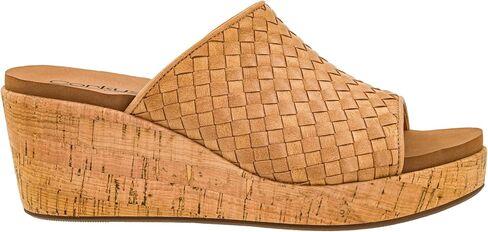 Corkys Footwear Women's Wine And Dine 2.5-Inch Wedge Sandal - With A Woven Upper, Cork Platform, Slip-On Design, and Corkys Soft EVA Insoles For All Day Wear in Saudi Arabia