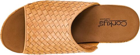 Corkys Footwear Women's Wine And Dine 2.5-Inch Wedge Sandal - With A Woven Upper, Cork Platform, Slip-On Design, and Corkys Soft EVA Insoles For All Day Wear in Saudi Arabia