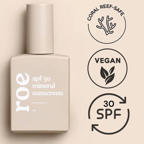 Roe Wellness- Baby Mineral Sunscreen SPF 30 Clean Ingredients | Non-Greasy, Reef Safe, Paraben-Free (2Pack) in Kuwait