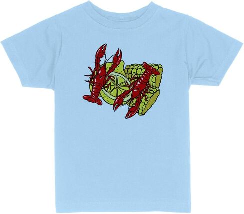Louisiana Crawfish and Corn Toddler Kids T-Shirt in Saudi Arabia