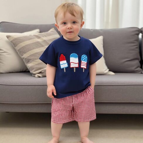 Baby Boy Halloween Outfit Clothes Toddler Pumpkin Shorts Set | Baby Boy Halloween Clothes Pumpkin Outfits Truck Short Sleeve T-shirt Plaid Shorts Set Toddler Summer Clothes in Saudi Arabia