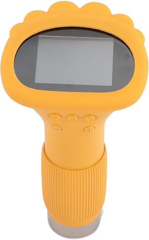 Portable Digital Microscope Camera, 1000X 2.0 Inch Color Screen with 8 LED Lights for Kids Adults, USB HD Inspection Handheld Microscope Camera (Yellow) in Saudi Arabia