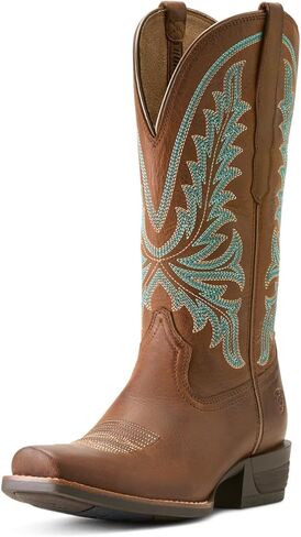 ARIAT WOMENS ROCK CREEK مقرز أخمص القدمين أحذية غير رسمية منتصف العجل - بني ، وردي in Kuwait