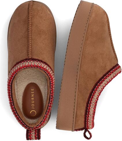 مجموعة Journee Collection Women's Connway Cushioned Platform Slippers Slippers in Kuwait