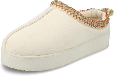 مجموعة Journee Collection Women's Connway Cushioned Platform Slippers Slippers in Saudi Arabia