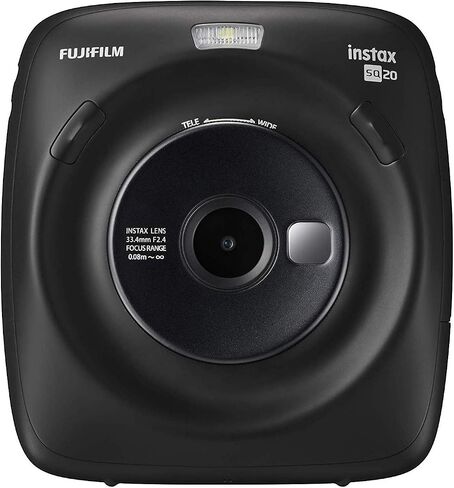 instax Square SQ20 Digital Hybrid Camera, Black in Saudi Arabia