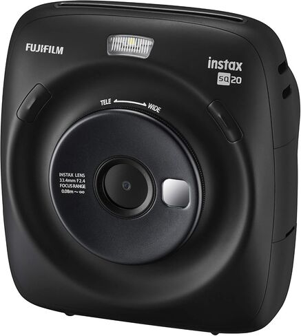 instax Square SQ20 Digital Hybrid Camera, Black in Saudi Arabia