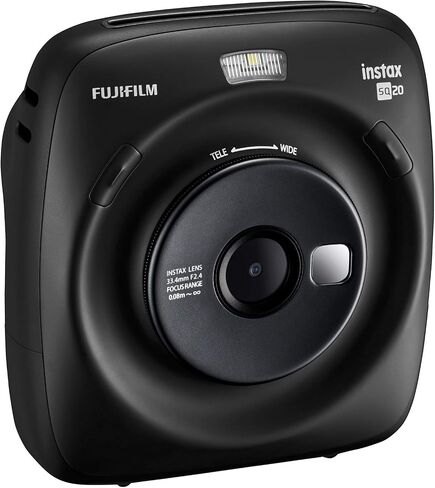 instax Square SQ20 Digital Hybrid Camera, Black in Saudi Arabia