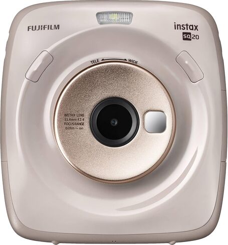 instax Square SQ20 Digital Hybrid Camera, Black in Saudi Arabia