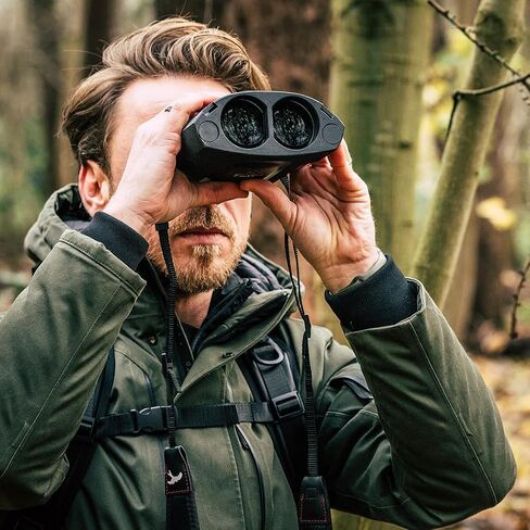 Kite Optics APC STABILIZED 18x50 ED High Performance Binoculars for Hunting and Bird Watching/Marine Use - 18x Magnification with Image Stabilization, IPX 7 Waterproof, Li-Ion Battery, +30 Hours in Saudi Arabia