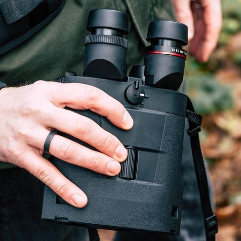 Kite Optics APC STABILIZED 18x50 ED High Performance Binoculars for Hunting and Bird Watching/Marine Use - 18x Magnification with Image Stabilization, IPX 7 Waterproof, Li-Ion Battery, +30 Hours in Saudi Arabia