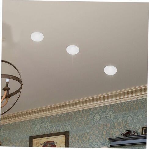 6pcs Round Lampshade Diffuser Discs Frosted White Light for Enhanced Light Distribution Quick Installation and Diffusion Lamp Shades and Fixtures in Saudi Arabia