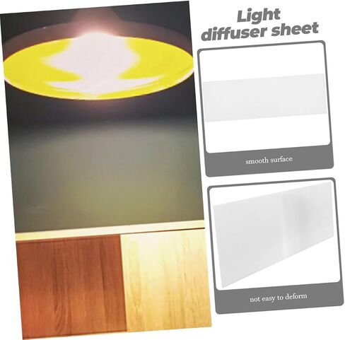 Acrylic Diffuser Light Panel for Ceiling Fixtures Soft Uniform Illumination Versatile Design for Any Interior Easy to Install Half-transparent Lampshade in Kuwait